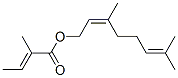 CAS 登录号:93981-55-6, (Z)-3,7-二甲基-2,6-八二烯基 2-甲基巴豆酸酯