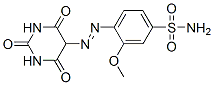 CAS 登录号：93981-74-9， 4-[(六氢-2,4,6-三氧代-5-嘧啶基)偶氮]-3-甲氧基苯磺酰胺