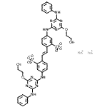 CAS 登录号：93982-93-5， 二钠2,2'-[(E)-1,2-乙烯二基]二(5-{[4-苯胺基-6-(2-羟基乙氧基)-1,3,5-三嗪-2-基]氨基}苯磺酸酯)