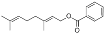 CAS#: 94-48-4, (2E)-3,7-Dimethyl-2,6-Octadien-1-Ol 1-Benzoate