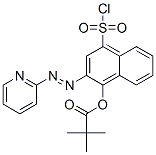 CAS 登录号:94006-33-4, 4-(氯磺酰基)-2-(2-吡啶基偶氮)-1-萘基特戊酸酯