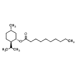 CAS 登录号：94020-93-6， (1S,2R,5S)-2-异丙基-5-甲基环己基癸酸酯