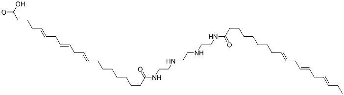 CAS 登录号：94023-33-3， N,N-(乙烯二(亚氨基乙亚基))二(十八碳-9,12,15-三烯酰胺)单乙酸盐