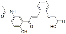 CAS#: 94071-10-0, (E)-[2-[3-[5-(Acetylamino)-2-Hydroxyphenyl]-3-Oxo-1-Propenyl]Phenoxy]Acetic Acid