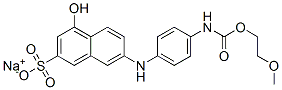 CAS#: 94086-84-7, Sodium 4-Hydroxy-7-[4-[(2-Methoxyethoxycarbonyl)Amino]Anilino]Naphthalene-2-Sulphonate