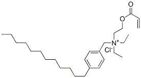 CAS#: 94086-90-5, (4-Dodecylphenyl)Methyl-Diethyl-(2-Prop-2-Enoyloxyethyl)Azanium Chloride