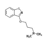 CAS 登录号：94087-30-6， 3-(1,2-苯并噻唑-3-基氧基)-N,N-二甲基-1-丙胺