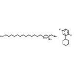 CAS 登录号:94087-88-4, N-乙基-N,N-二甲基-1-十六烷铵4-氯-2-环己基苯酚