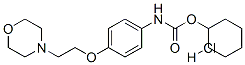 CAS 登录号：94088-64-9， [4-[2-吗啉基乙氧基]苯基]氨基甲酸环己基酯单盐酸盐