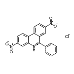 CAS 登录号：94094-41-4， 3,8-二硝基-6-苯基菲啶鎓氯化物