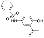 CAS 登录号:94094-58-3, N-(3-乙酰基-4-羟基苯基)苯磺酰胺