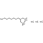 CAS 登录号：94107-82-1， P,P'-[(辛基亚胺)二(亚甲基)]二-膦酸酯铵盐(1:3)