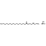 CAS 登录号：94113-41-4， N-{2-[(2-氨基乙基)氨基]乙基}十六烷酰胺乙酸酯(1:1)