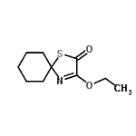 CAS 登录号：94125-48-1， 3-乙氧基-1-硫杂-4-氮杂螺[4.5]癸-3-烯-2-酮