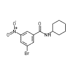 CAS 登录号：941294-22-0， 3-溴-N-环己基-5-硝基苯甲酰胺