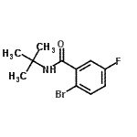 CAS 登录号：941294-23-1， 2-溴-5-氟-N-(2-甲基-2-丙基)苯甲酰胺