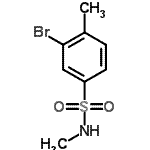 CAS 登录号：941294-51-5， 3-溴-N,4-二甲基苯磺酰胺