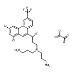 CAS 登录号：94133-63-8， 草酸酯1,3-二氯-alpha-[2-(二丁基氨基)乙基]-6-(三氟甲基)菲-9-甲醇