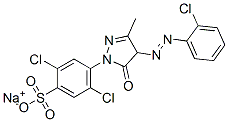 CAS#: 94133-87-6, Sodium 2,5-Dichloro-4-[4-[(2-Chlorophenyl)Azo]-4,5-Dihydro-3-Methyl-5-Oxo-1H-Pyrazol-1-Yl]Benzenesulphonate