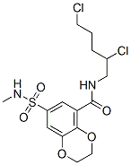 CAS 登录号：94134-91-5， N-(2,5-二氯戊基)-2,3-二氢-7-(N-甲基氨基磺酰基)-1,4-苯并二氧六环-5-甲酰胺