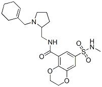 CAS 登录号：94134-92-6， N-[[1-(环己-1-烯-1-基甲基)-2-吡咯烷基]甲基]-2,3-二氢-7-(N-甲基氨基磺酰基)-1,4-苯并二氧六环-5-甲酰胺