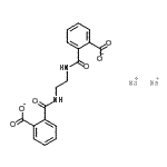 CAS 登录号:94135-12-3, 二钠2,2'-(1,2-乙二基二氨基甲酰)二苯甲酸酯