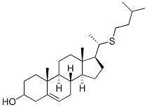 CAS 登录号：94156-75-9， 22-硫杂胆固醇