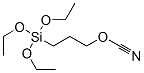 CAS 登录号：94158-46-0， 3-(三乙氧基硅烷基)丙基氰酸酯