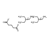 CAS 登录号：94158-58-4， 二(N,N-二乙基乙铵)戊二酸酯