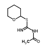 CAS 登录号：94159-71-4， 四氢-2H-吡喃-2-基N-乙酰基氨基硫代甲亚氨酸酯