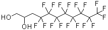 CAS 登录号：94159-84-9， 4,4,5,5,6,6,7,7,8,8,9,9,10,10,11,11,11-十七氟-1,2-十一烷二醇