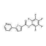 CAS 登录号：941716-94-5， 五氟苯基5-(3-吡啶基)-2-噻吩羧酸酯