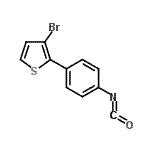 CAS 登录号：941716-97-8， 3-溴-2-(4-异氰酸苯基)噻吩