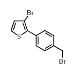 CAS 登录号：941716-98-9， 3-溴-2-[4-(溴甲基)苯基]噻吩