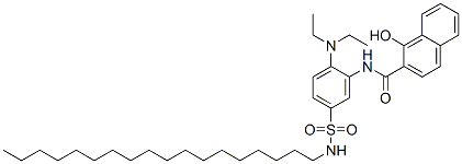 CAS#: 94200-79-0, N-[2-(Diethylamino)-5-[(Octadecylamino)Sulphonyl]Phenyl]-1-Hydroxynaphthalene-2-Carboxamide