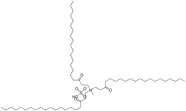 CAS 登录号：94213-62-4， 甲基三[2-十八碳酰基乙基]铵硫酸氢盐