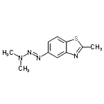 CAS 登录号：94216-91-8， 5-[(1E)-3,3-二甲基-1-三氮烯-1-基]-2-甲基-1,3-苯并噻唑
