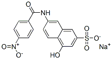 CAS 登录号：94232-37-8， 4-羟基-7-[(4-硝基苯甲酰基)氨基]萘-2-磺酸钠