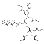 CAS 登录号：94237-12-4， [3-丙-2-烯酰氧基-2-[[[3-丙-2-烯酰氧基-2,2-二(丙-2-烯酰基氧基甲基)丙氧基]甲基-(3,3,4,4,5,5,6,6,7,7,8,8,8-十三氟辛基)硅烷基]氧基甲基]-2-(丙-2-烯酰基氧基甲基)丙基]丙-2-烯酸酯