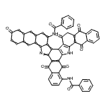 CAS 登录号：94248-96-1， N,N'-(5,10,15,16,17,22,23,24-八氢-5,10,15,17,22,24-六氧代萘并[2',3':6,7]吲哚并[2,3-c]二萘并[2,3-A:2',3'-I]咔唑-1,14-二基)二(苯甲酰胺)