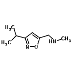 CAS 登录号：942519-65-5， 1-(3-异丙基-1,2-恶唑-5-基)-N-甲基甲胺