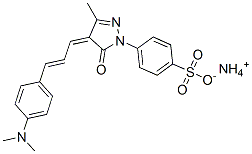 CAS#: 94266-14-5, Ammonium 4-[4-[3-[4-(Dimethylamino)Phenyl]-2-Propenylidene]-4,5-Dihydro-3-Methyl-5-Oxo-1H-Pyrazol-1-Yl]Benzenesulphonate