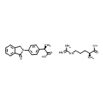 CAS 登录号：94266-50-9， L-精氨酸单[(R)-4-(1,3-二氢-1-氧代-2H-异吲哚-2-基)-alpha-甲基苯乙酸酯]