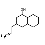 CAS 登录号：94277-28-8， 3-烯丙基十氢萘-1-醇
