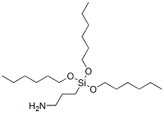 CAS 登录号：94277-92-6， 3-[三(己基氧基)硅烷基]丙基胺