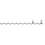 CAS#: 94278-11-2, 5-oxo-5-tetradecoxy-pentanoic acid