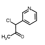 CAS 登录号：94284-67-0， 1-氯-1-(3-吡啶基)丙-2-酮