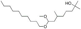CAS#: 94291-89-1, 8-(Decyloxy)-8-Methoxy-2,6-Dimethyloctan-2-Ol
