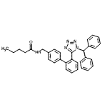 CAS 登录号：943019-63-4， N-({2'-[1-(二苯基甲基)-1H-四唑-5-基]-4-联苯基}甲基)戊酰胺