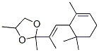 CAS#: 94349-44-7, 2,4-Dimethyl-2-[1-Methyl-2-(2,6,6-Trimethyl-2-Cyclohexen-1-Yl)Vinyl]-1,3-Dioxolane